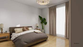 vizualizace ložnice - Prodej domu 202 m², Hostivice