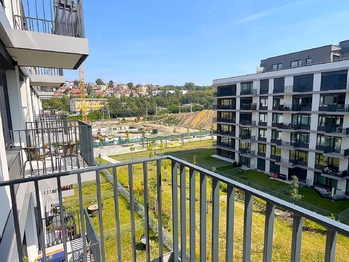 Balkón - Pronájem bytu 2+kk v osobním vlastnictví 57 m², Praha 9 - Vysočany