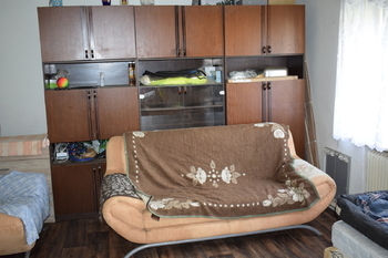 Sedačka v obývacím pokoji - Prodej domu 132 m², Jeseník