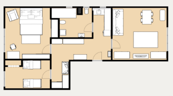 Prodej bytu 3+1 v osobním vlastnictví 84 m², Praha 10 - Vršovice