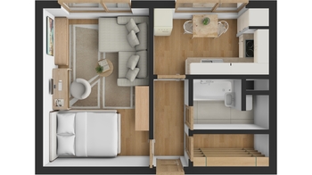 Prodej bytu 1+1 v osobním vlastnictví 37 m², Hradec Králové