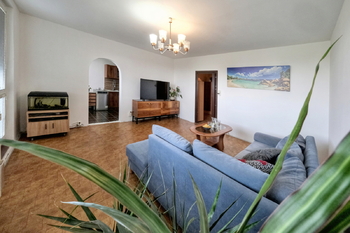 Obývací pokoj - Prodej bytu 4+1 v družstevním vlastnictví 88 m², Praha 4 - Chodov