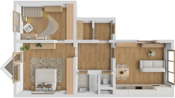Pronájem bytu 3+kk v osobním vlastnictví 59 m², Praha 9 - Horní Počernice