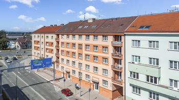 Pohled zepředu - Prodej bytu 3+kk v osobním vlastnictví 64 m², Hradec Králové