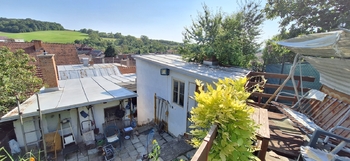 Pohled ze zahrádky - Prodej domu 81 m², Rousínov