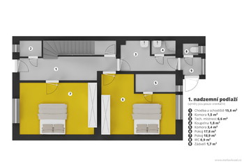 Prodej domu 127 m², Praha 5 - Jinonice