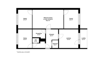 Prodej bytu 5+kk, 78 m², se zaskleným balkónem, v klidné lokalitě, ulice Uzbecká, Brno‑Bohunice - Prodej bytu 5+kk v družstevním vlastnictví 78 m², Brno