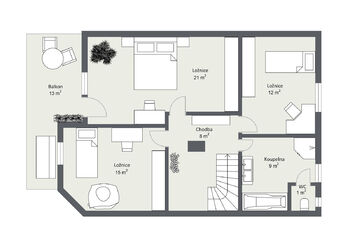 Pronájem domu 140 m², Říčany