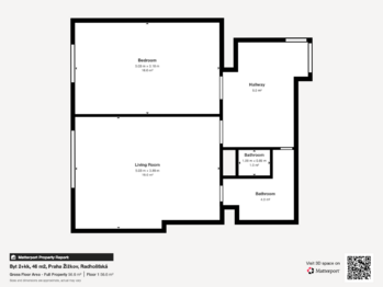 Pronájem bytu 2+kk v osobním vlastnictví 46 m², Praha 3 - Žižkov
