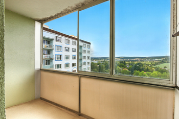 Lodžie - Prodej bytu 2+1 v osobním vlastnictví 62 m², Plzeň
