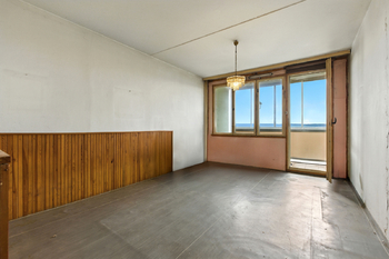 Obývací pokoj - Prodej bytu 2+1 v osobním vlastnictví 62 m², Plzeň