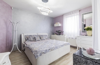 Hlavní ložnice - Prodej bytu 3+kk v osobním vlastnictví 81 m², Praha 9 - Vysočany