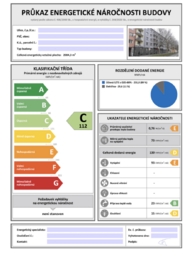 PENB Nové sady 36 - Prodej bytu 2+1 v osobním vlastnictví 56 m², Brno