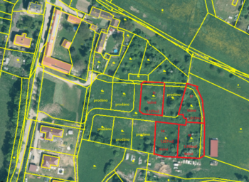 Prodej pozemku 1366 m², Dobev