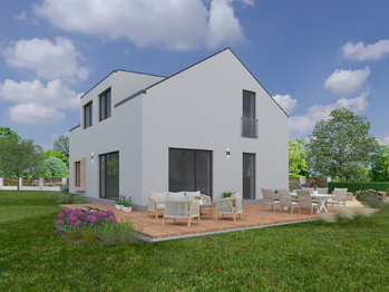 Vizualizace možného zastavění - Prodej pozemku 2003 m², Svojkov