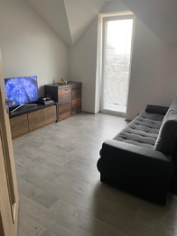 Obývací pokoj - Pronájem bytu 2+kk v osobním vlastnictví 54 m², Benátky nad Jizerou