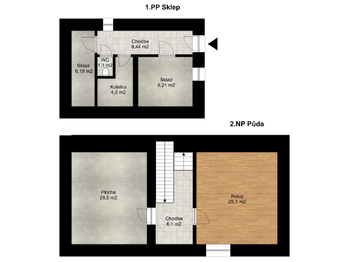 Pronájem domu 134 m², Brázdim