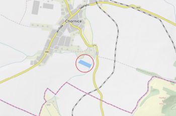 Prodej pozemku 11593 m², Chornice