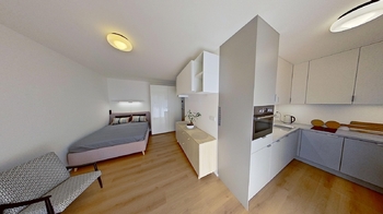 Pronájem bytu 1+kk v osobním vlastnictví 28 m², Praha 8 - Kobylisy