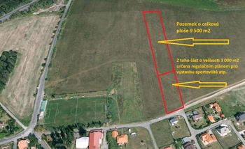 Prodej pozemku 9500 m², Klínec