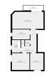 Prodej bytu 3+1 v osobním vlastnictví 69 m², Všetaty