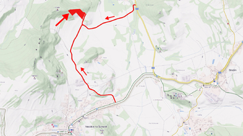 přístup - Prodej pozemku 17502 m², Nezdice na Šumavě
