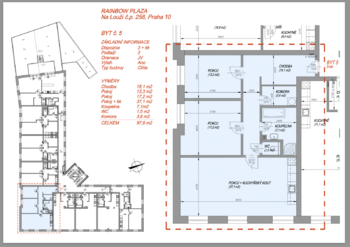 Pronájem bytu 3+kk v osobním vlastnictví 98 m², Praha 10 - Vršovice