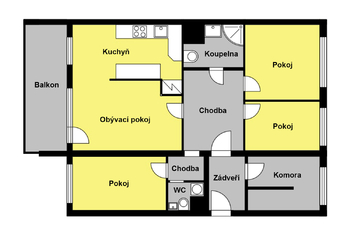 Prodej bytu 4+1 v osobním vlastnictví 105 m², Praha 6 - Řepy