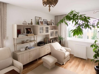 vizualizace - Prodej bytu 3+1 v osobním vlastnictví 62 m², Jindřichův Hradec