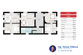 Prodej domu 121 m², Nová Ves u Bakova
