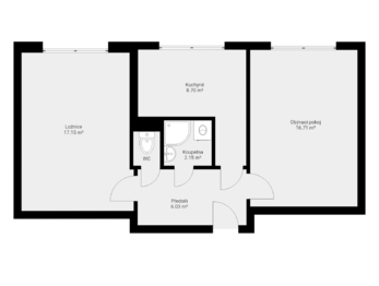 Prodej bytu 2+1 v osobním vlastnictví 52 m², Praha 10 - Strašnice