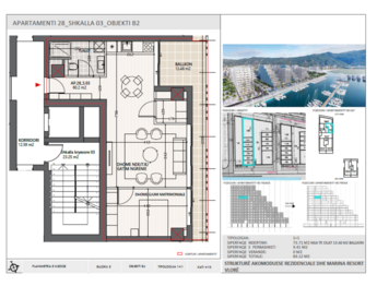 Prodej bytu 2+kk v osobním vlastnictví 83 m², Vlora