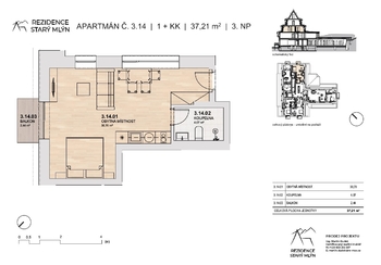Prodej bytu 1+kk v osobním vlastnictví 40 m², Rokytnice nad Jizerou