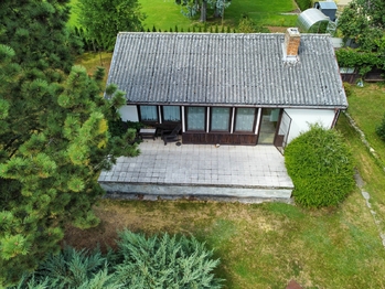 RD jižní pohled- terasa - Prodej domu 82 m², Křemže