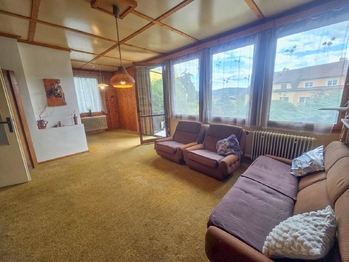 obývací pokoj s jídelnou - Prodej domu 82 m², Křemže