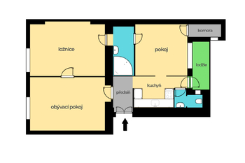Pronájem bytu 3+1 v osobním vlastnictví 82 m², Praha 10 - Vršovice