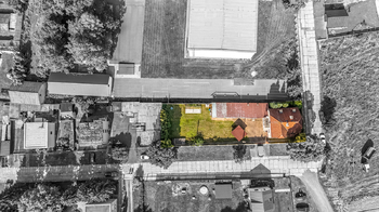 Pohled z dronu - Prodej domu 151 m², Lužná