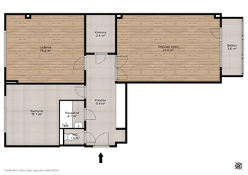 Prodej bytu 2+1 v osobním vlastnictví 65 m², Mladá Boleslav