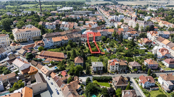 Pohled od zahrady - Prodej nájemního domu 405 m², Roudnice nad Labem