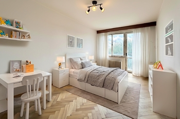 vizualizace dětský pokoj - Prodej domu 152 m², Hradec Králové