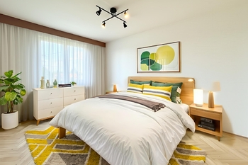 vizualizace ložnice - Prodej domu 152 m², Hradec Králové