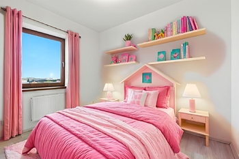 vizualizace dětského pokoje - Prodej bytu 3+kk v osobním vlastnictví 78 m², Mníšek pod Brdy