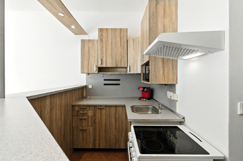 kuchyňský kout - Pronájem bytu 2+kk v osobním vlastnictví 44 m², Praha 3 - Žižkov