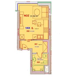 Pronájem bytu 1+kk v osobním vlastnictví 32 m², Plzeň