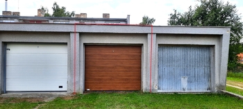 pohled na garáž - Prodej garáže 19 m², Slavonice