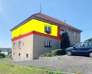 pohled z ulice - Prodej bytu 3+kk v osobním vlastnictví 120 m², Mšecké Žehrovice