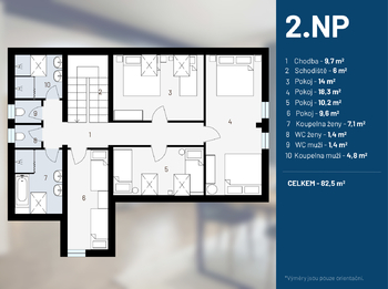 Prodej ubytovacího zařízení 1245 m², Lešany