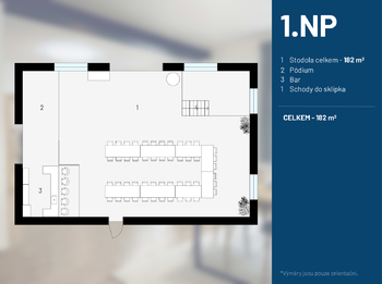 Prodej ubytovacího zařízení 1245 m², Lešany