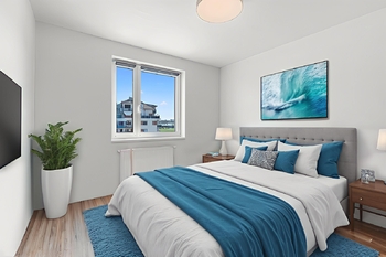 Vizualizace Ložnice - Prodej bytu 3+kk v osobním vlastnictví 82 m², Praha 5 - Sobín