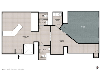 Pronájem kancelářských prostor 82 m², Praha 4 - Nusle
